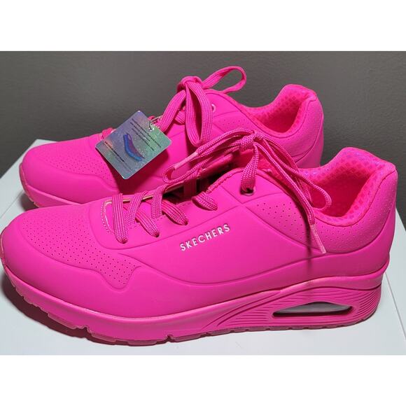 Skechers Street Los Angeles With Air Cooled Memory Foam Pink Size 8.5 - Picture 2 of 9